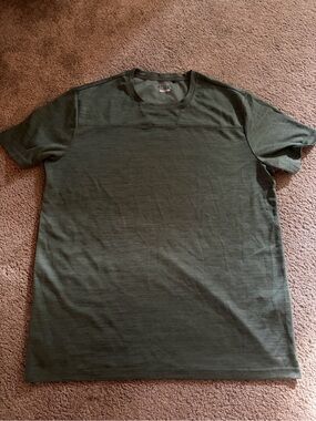 Motionwear Olive Short Sleeve Crew Performance Tee